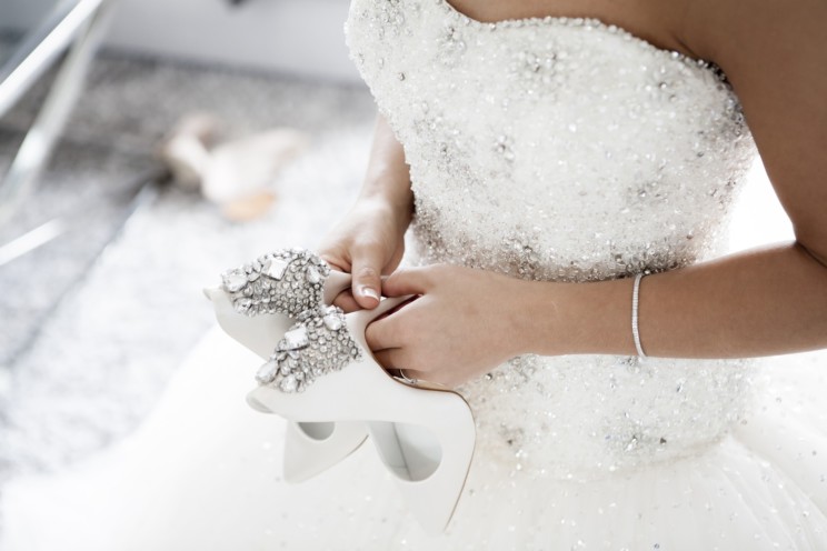 Shoes to Wear With Your White Wedding Dress